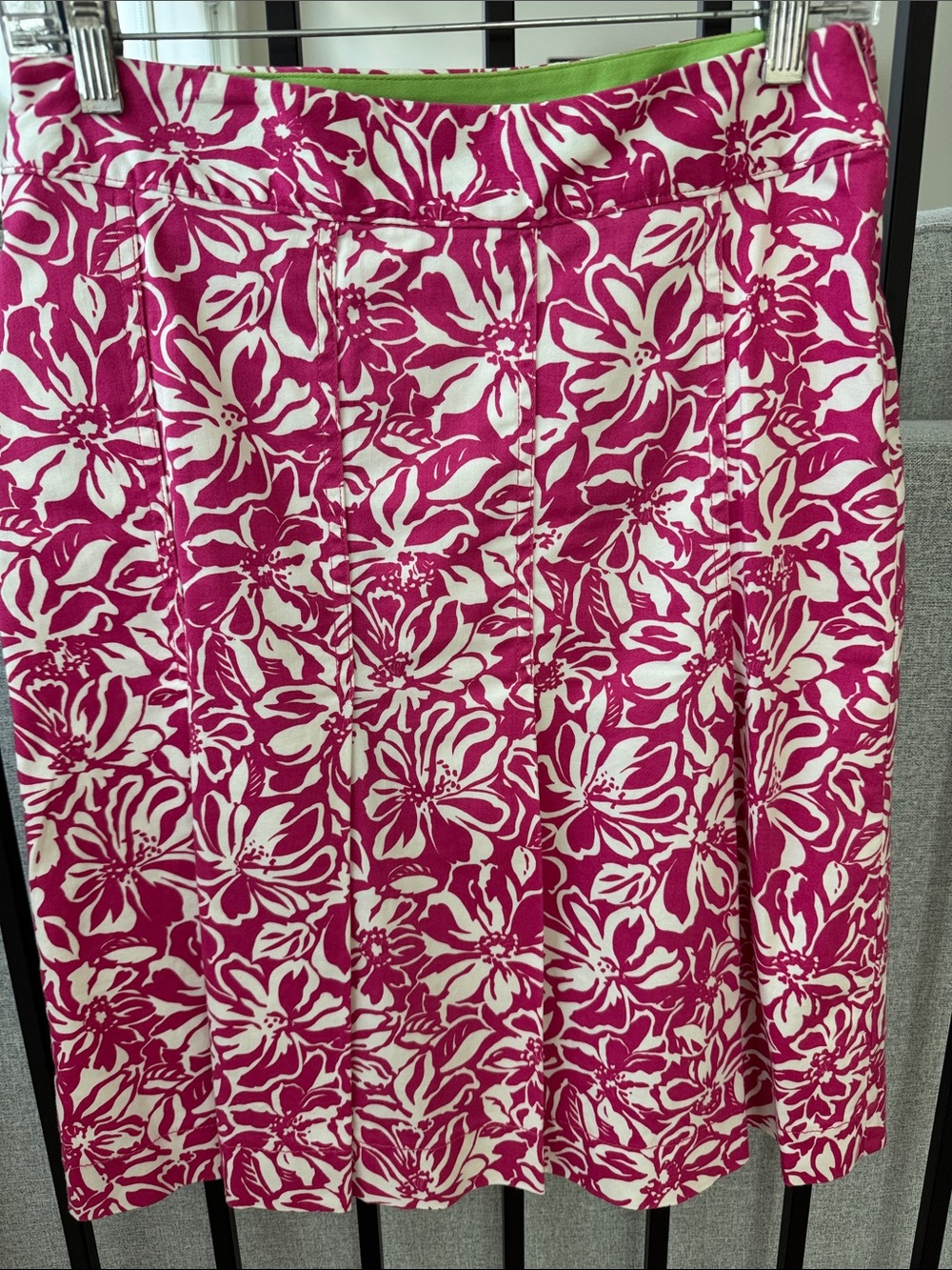 Worthington Pink and White Floral Skirt